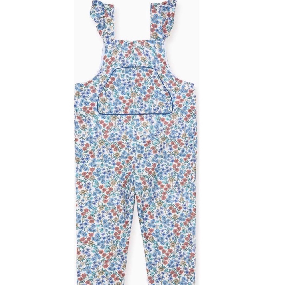 Floral Kids Overalls
